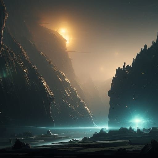 Giant Eagle in Space: A Dark Fantasy Masterpiece