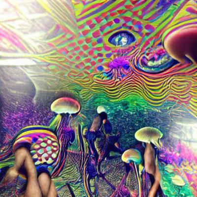 Trippy Psychedelic Abstract Art