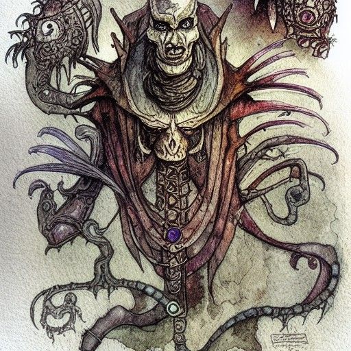 Planescape Character in DiTerlizzi Art Style