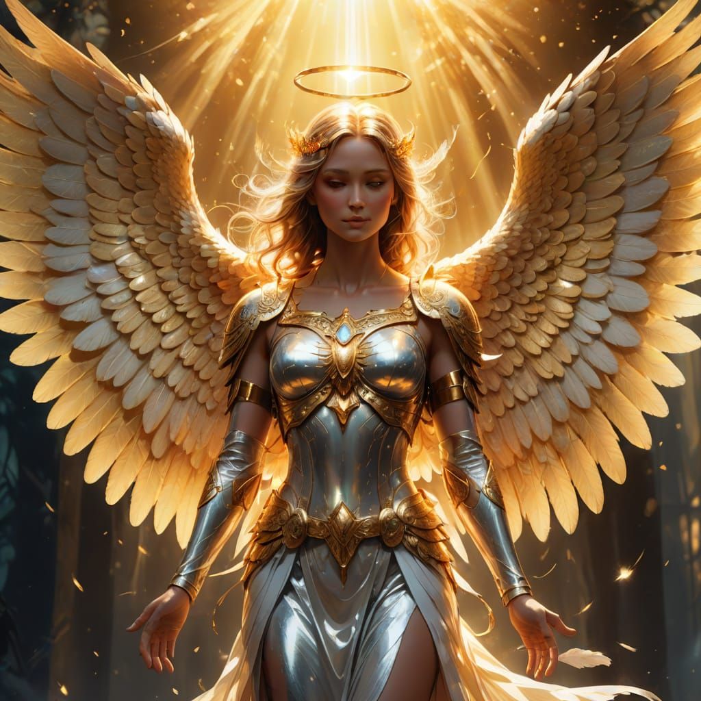 Majestic Seraphim Angel Concept Art