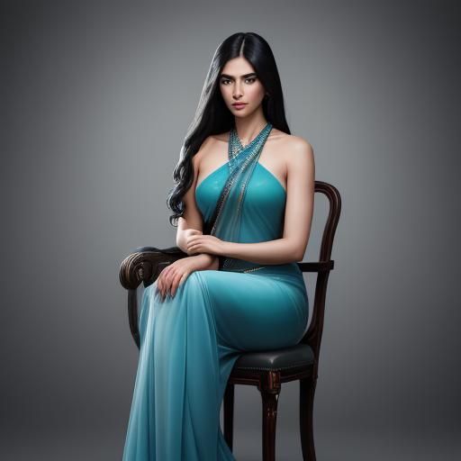 Gorgeous Woman in Saree, Professional Portrait