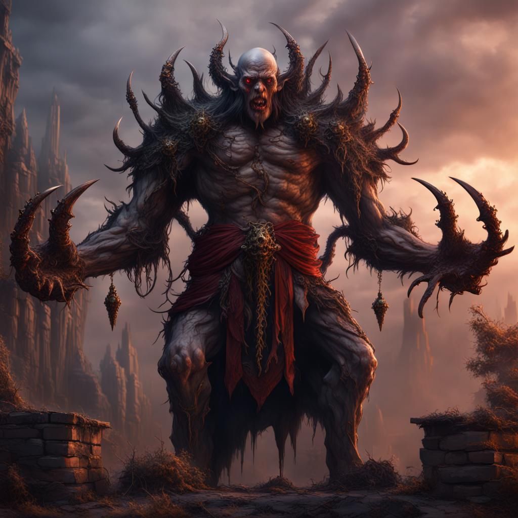 Demonic Pilgrim: Fantasy Concept Art