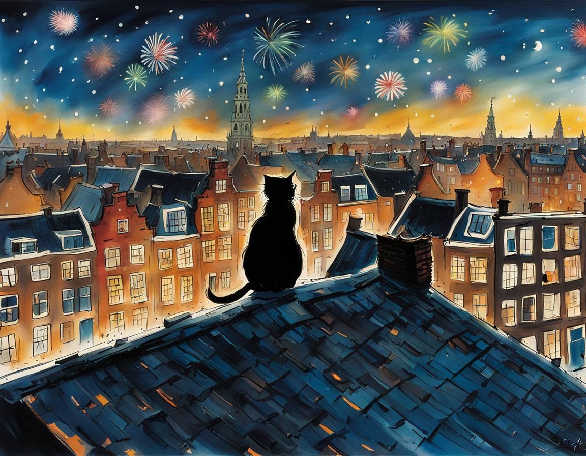 Happy New Year from Amsterdam!💕✨