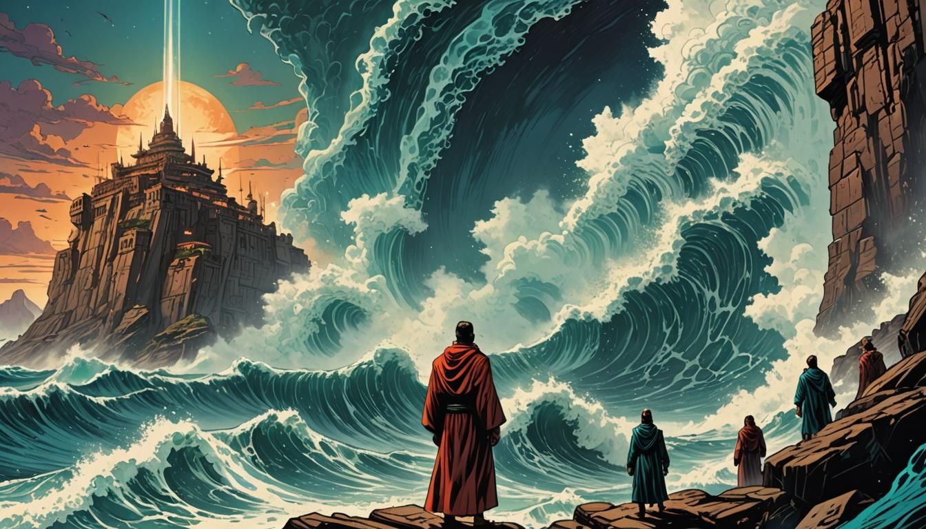 Atlantis Rising: Retro Sci-Fi Comic Book Art