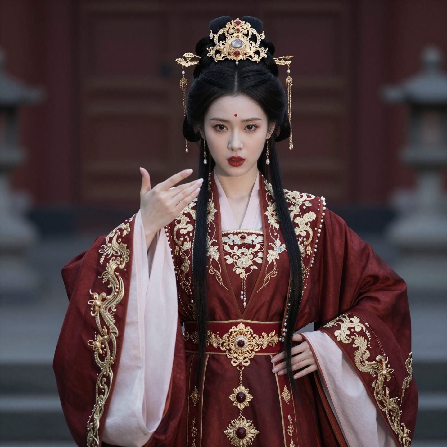 Satureya: A Regal and Disturbing AI-Generated Image