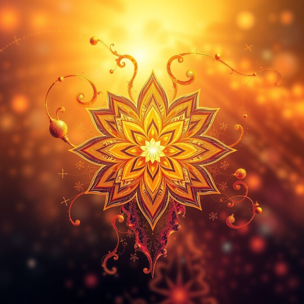 Mathematical Inspiration Meets Fantasy in Art Nouveau Style