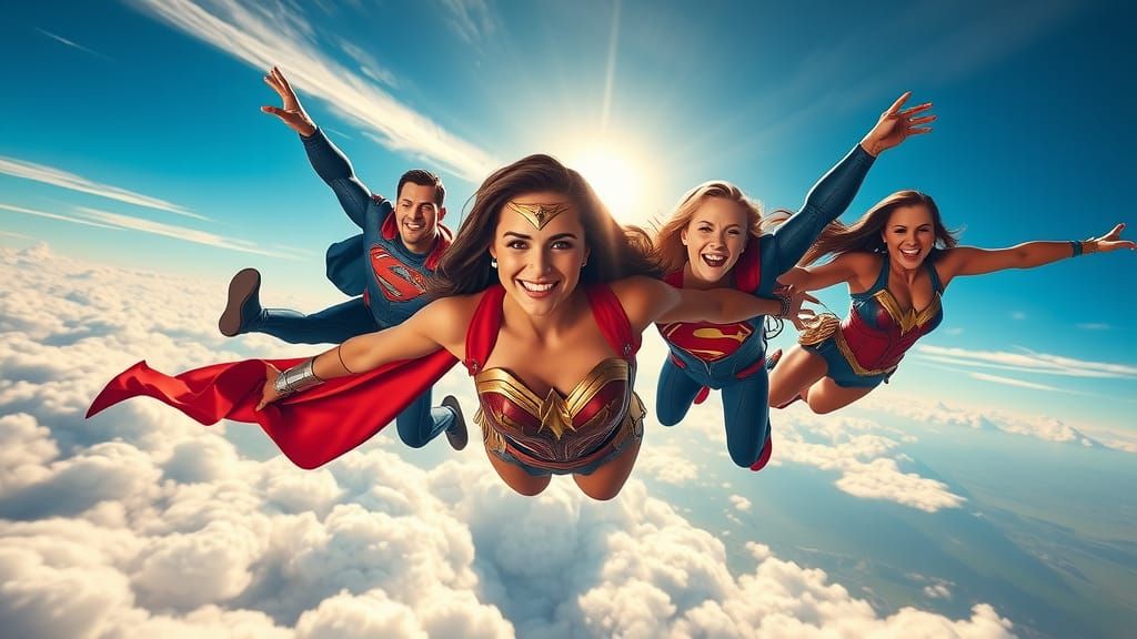 Since school the crazy friends had always wanted to live out...