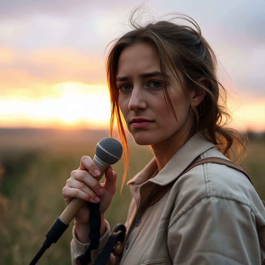 Intimate Morning Scene of Lovers in Realistic Style