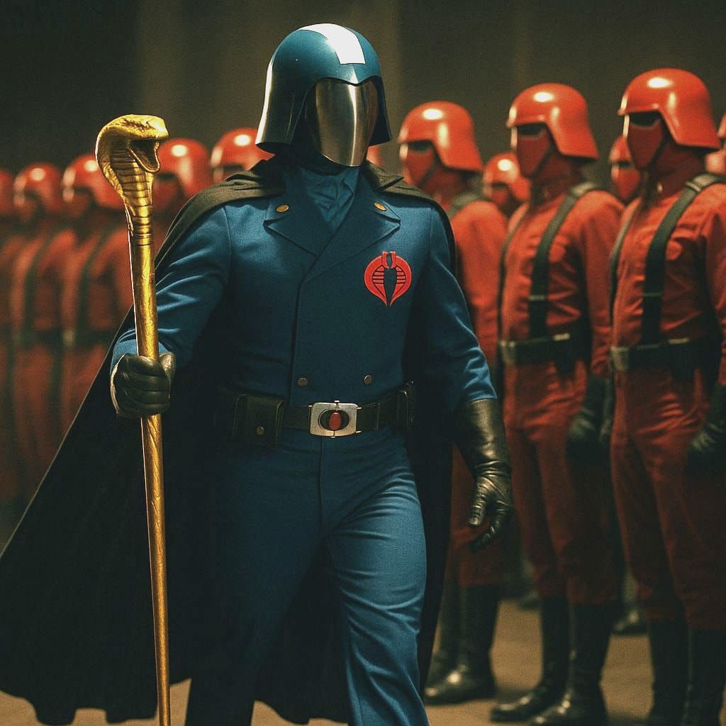 Cobra Commander with Golden Staff: Cinematic G.I. Joe