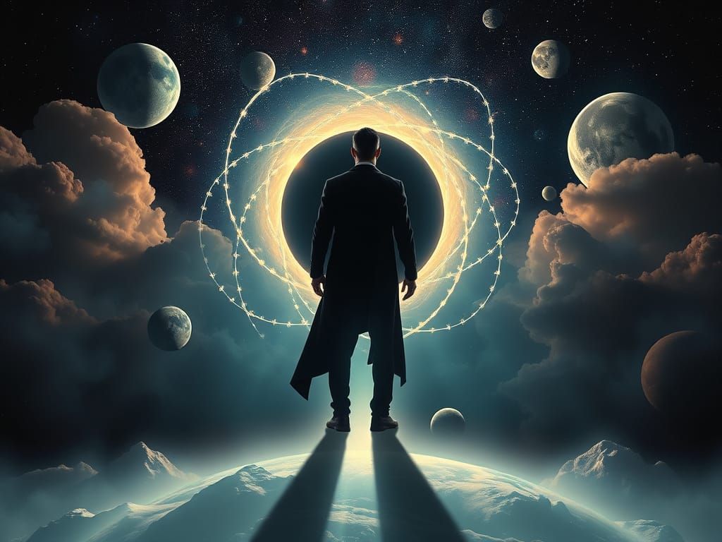 A Man Adrift in the Void: Portal to Infinity