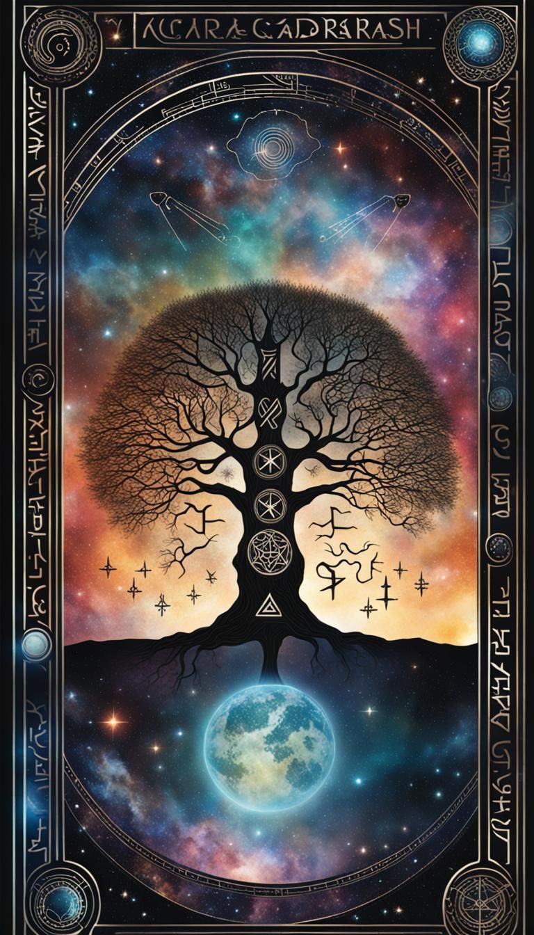 Yggdrasil phone wallpaper