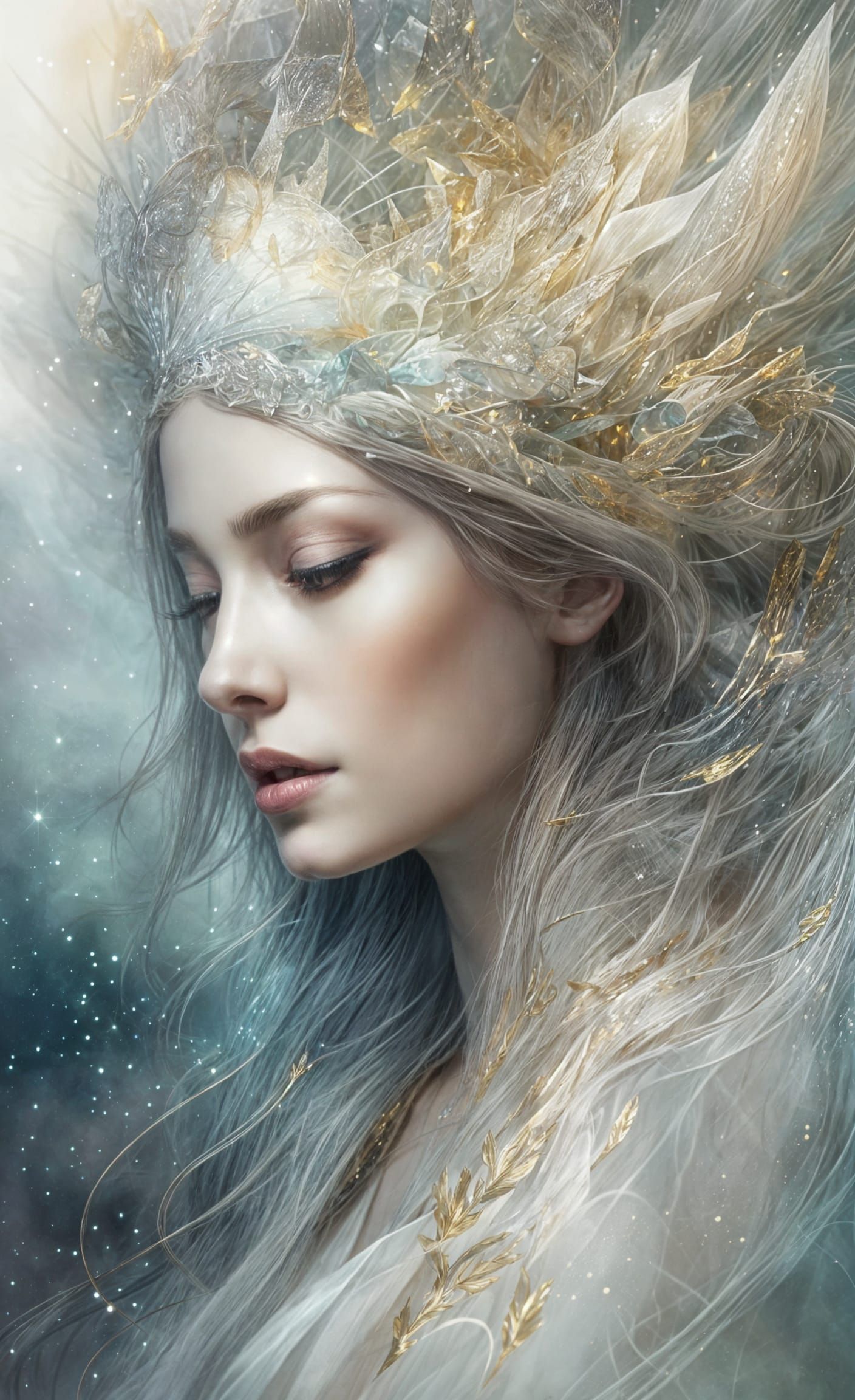 Anna Dittmann's Crystalline Goddess with Scales