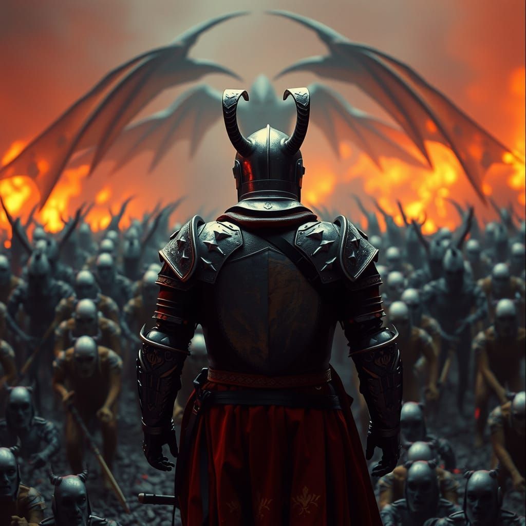 Knight in Hellish Brimstone