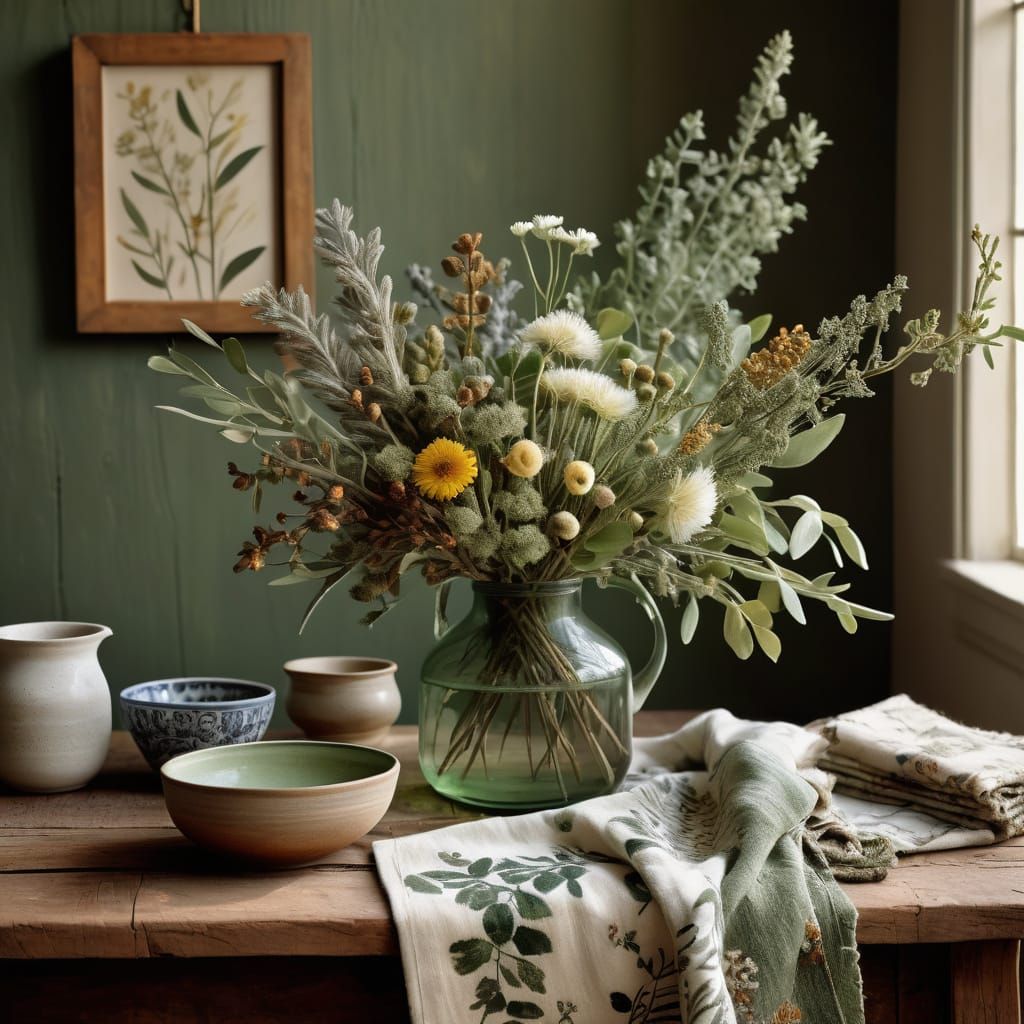 The Wildflower Bouquet
🎨 With Anna Valdez (lush still lifes / maximalist interiors)
Prompt:

A wildflower bouquet arran...