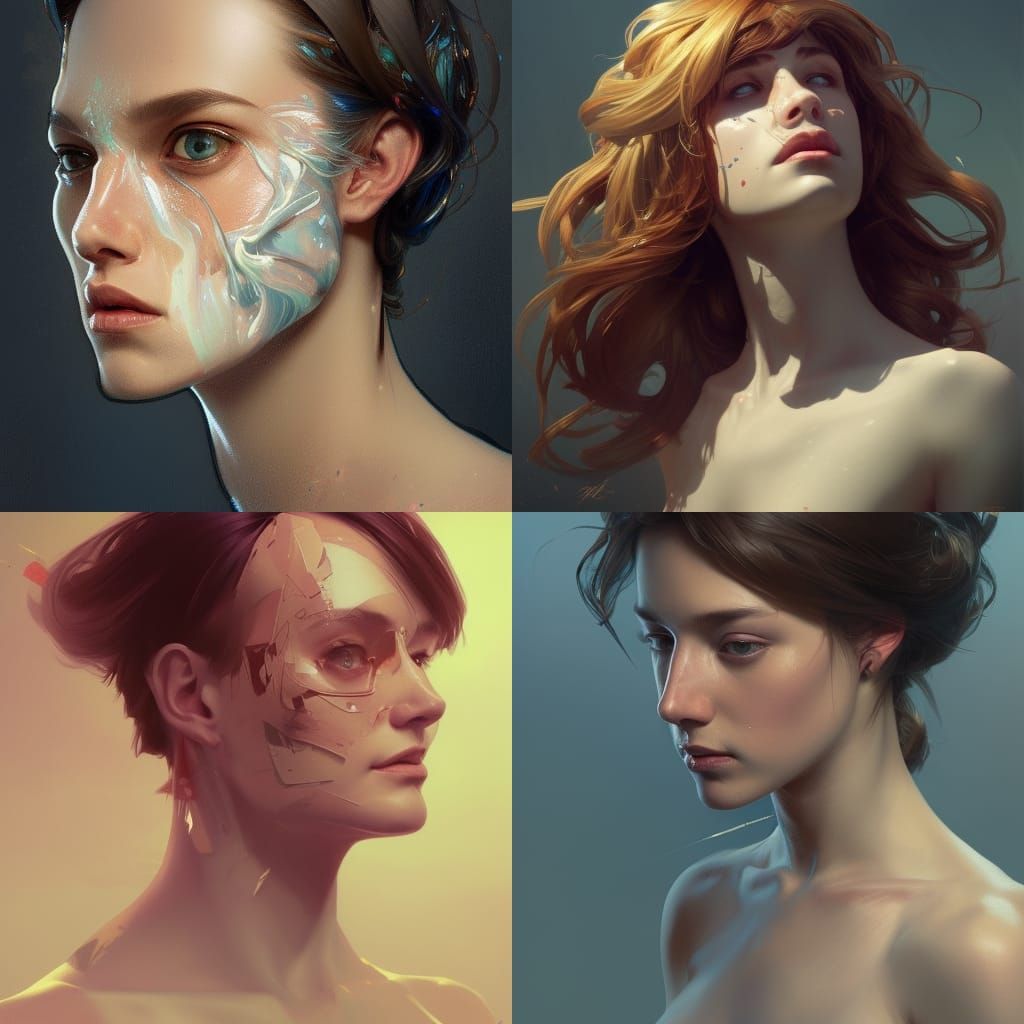 Detailed Portrait with Dynamic Lighting