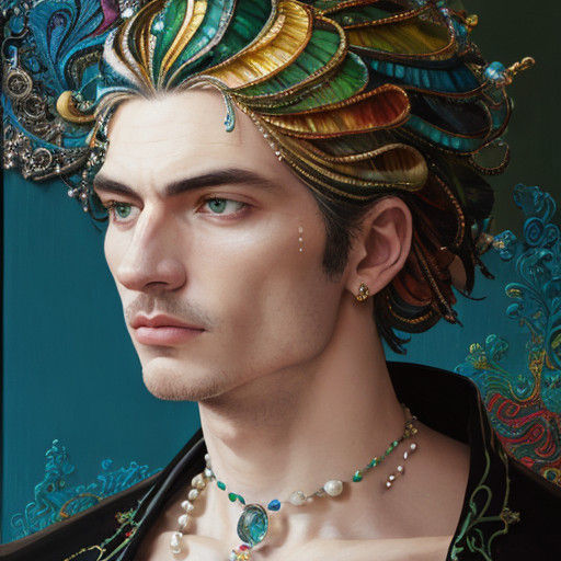 Magnificent Portrait of a Handsome Human Being