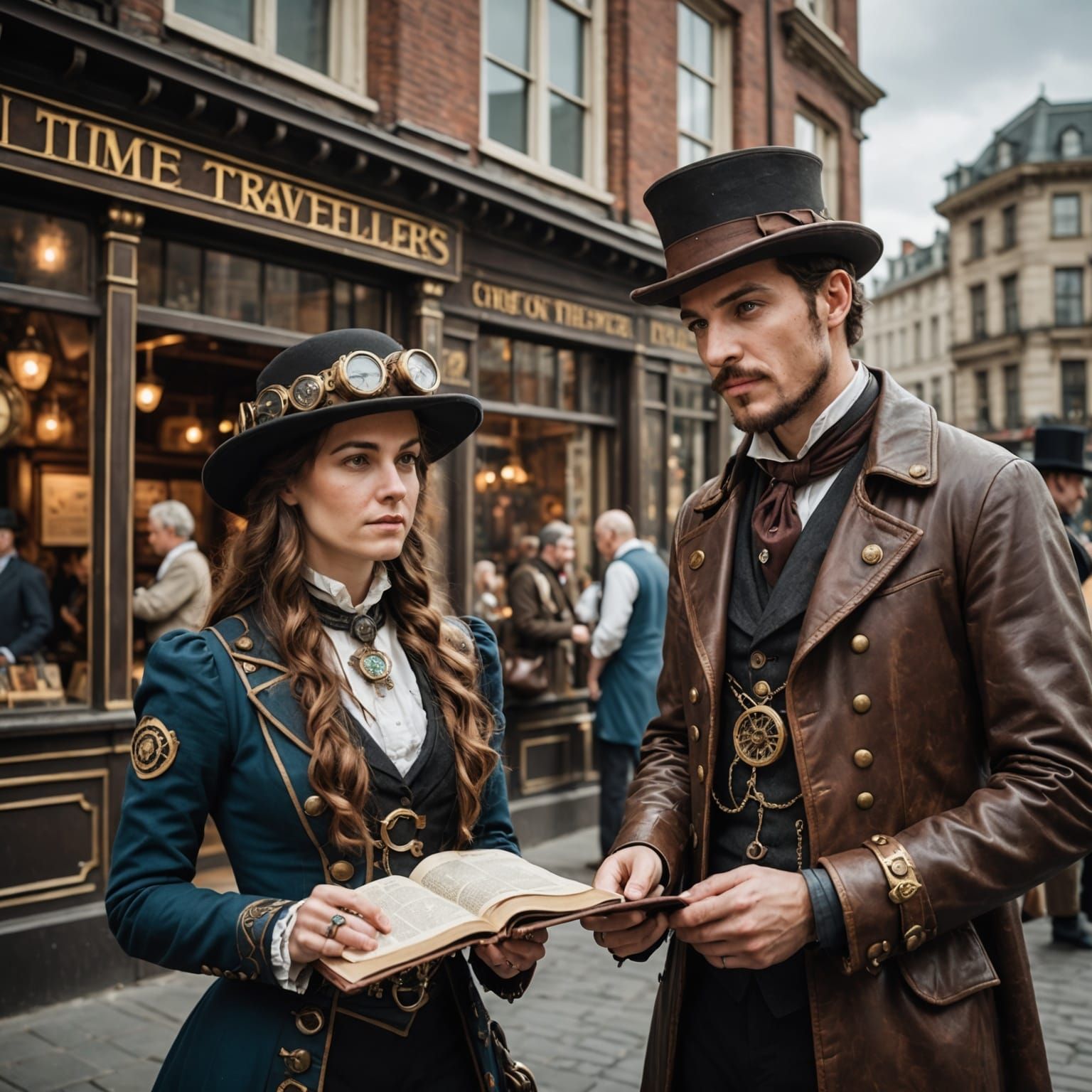 Steampunk Time Traveler's Guide Reveals History