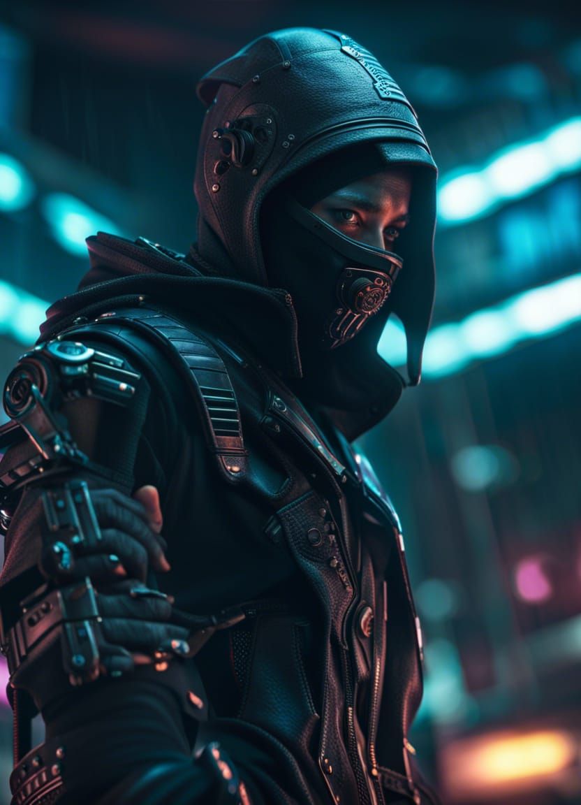 Cyberpunk ninja