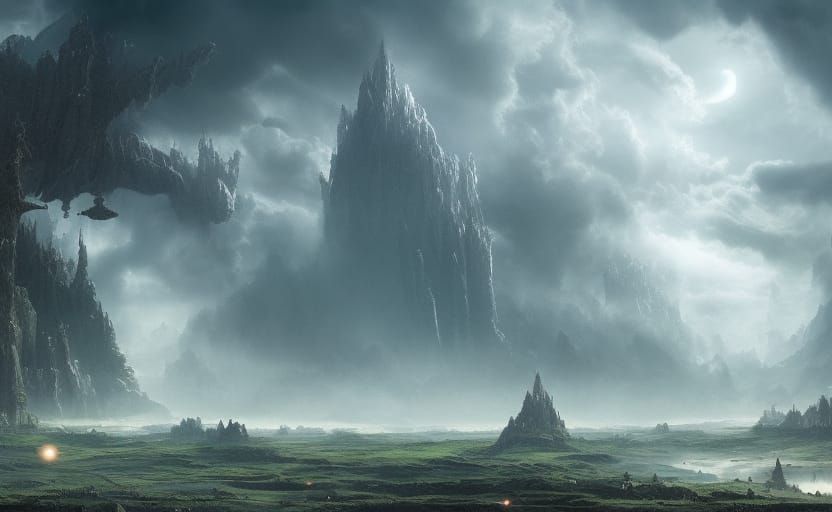 Epic Fantasy World on Alien Planet