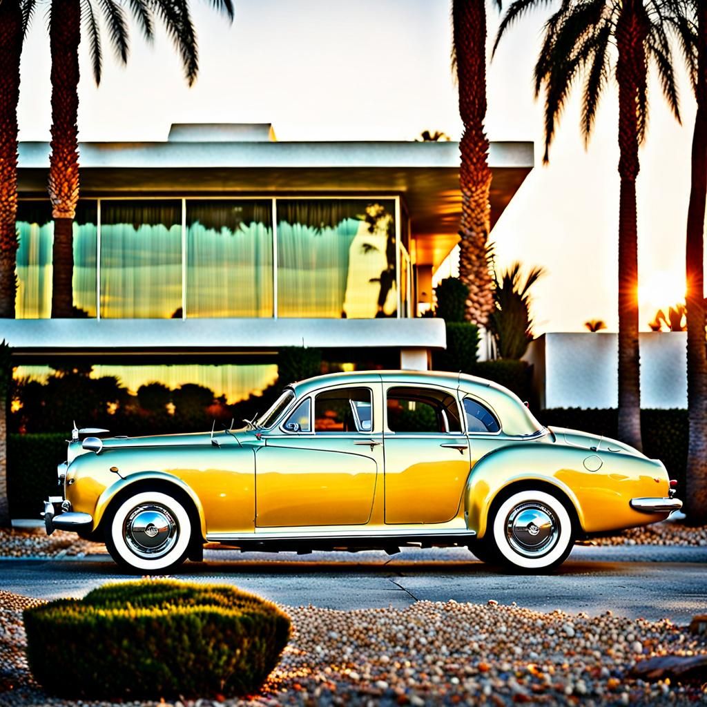 Classic Car in Palm Springs: Automotive Photography