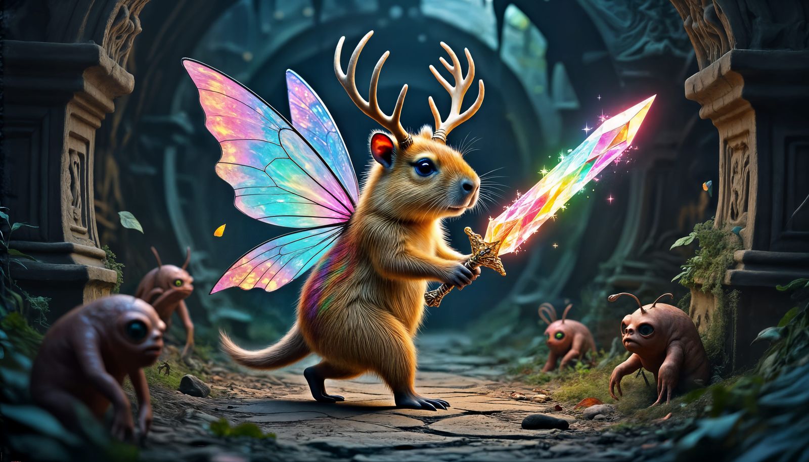 Unstoppable Capybara Fairy