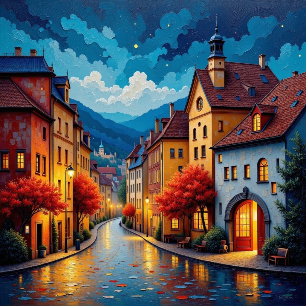 It was such a beautiful town. I wish we could have stayed mo...
