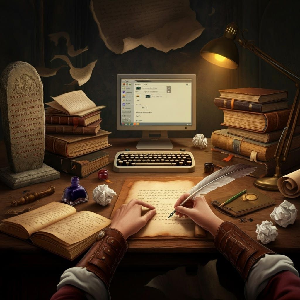 Ink-Stained Memories of a Life Lived in Words