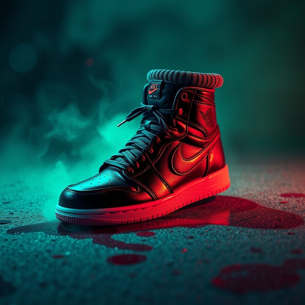 Freddy Krueger Nike Jordan 1 Dreamworld Concept Art
