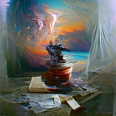 Oil Painting in Style of James Gurney