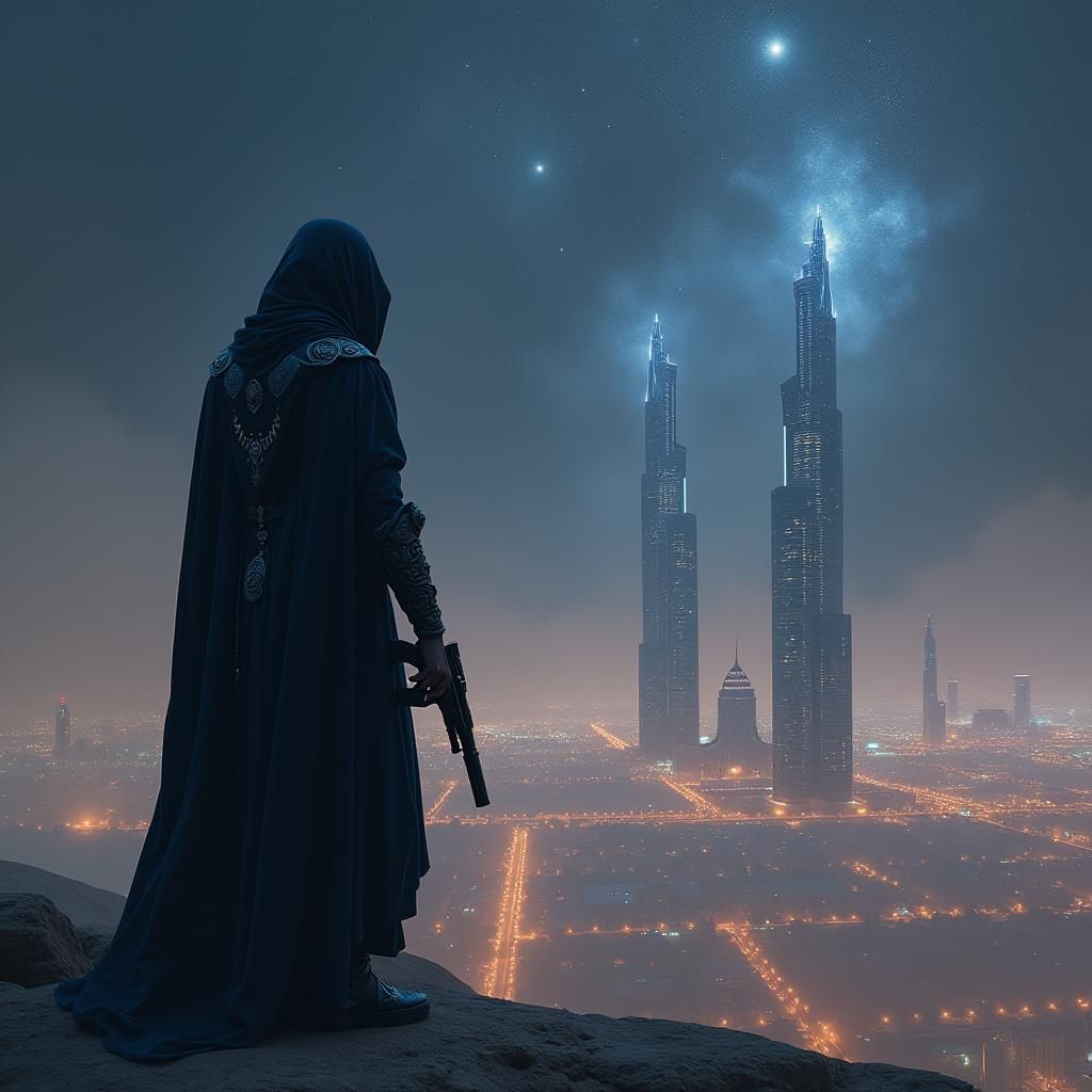 Kuwait City Dust Storm: A Futuristic Vision