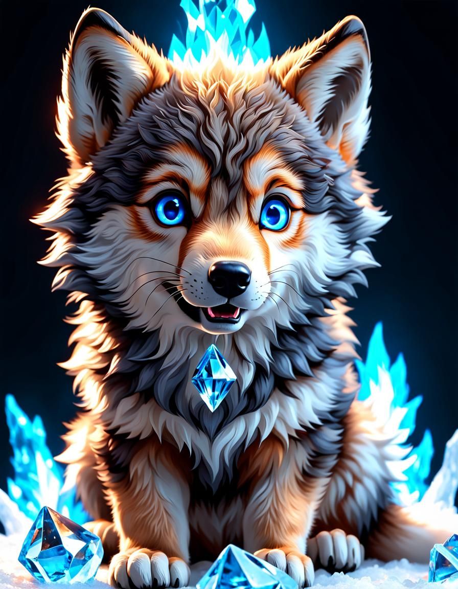 Crystal Wolf Cub