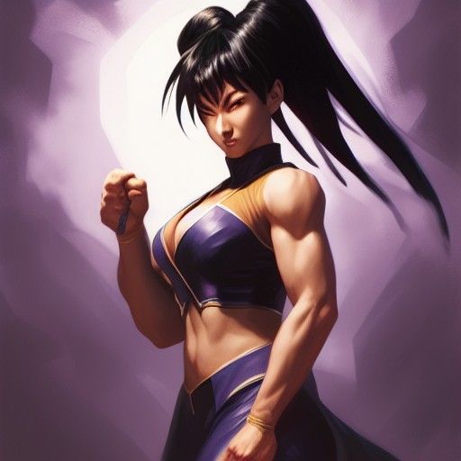 Sinister Chun Li, Greg Rutkowski Style