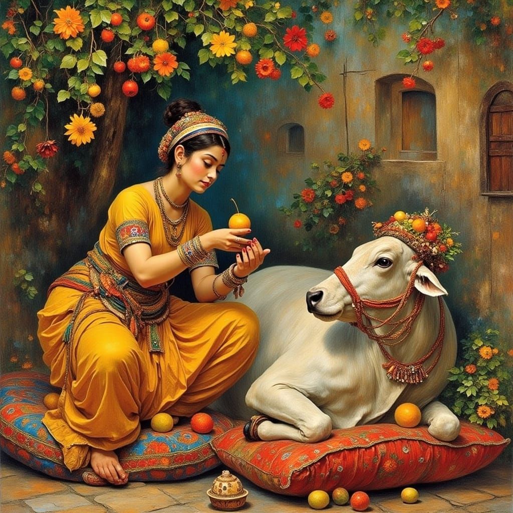 Indian Rajput painting <lora:ROUGH DIAMOND