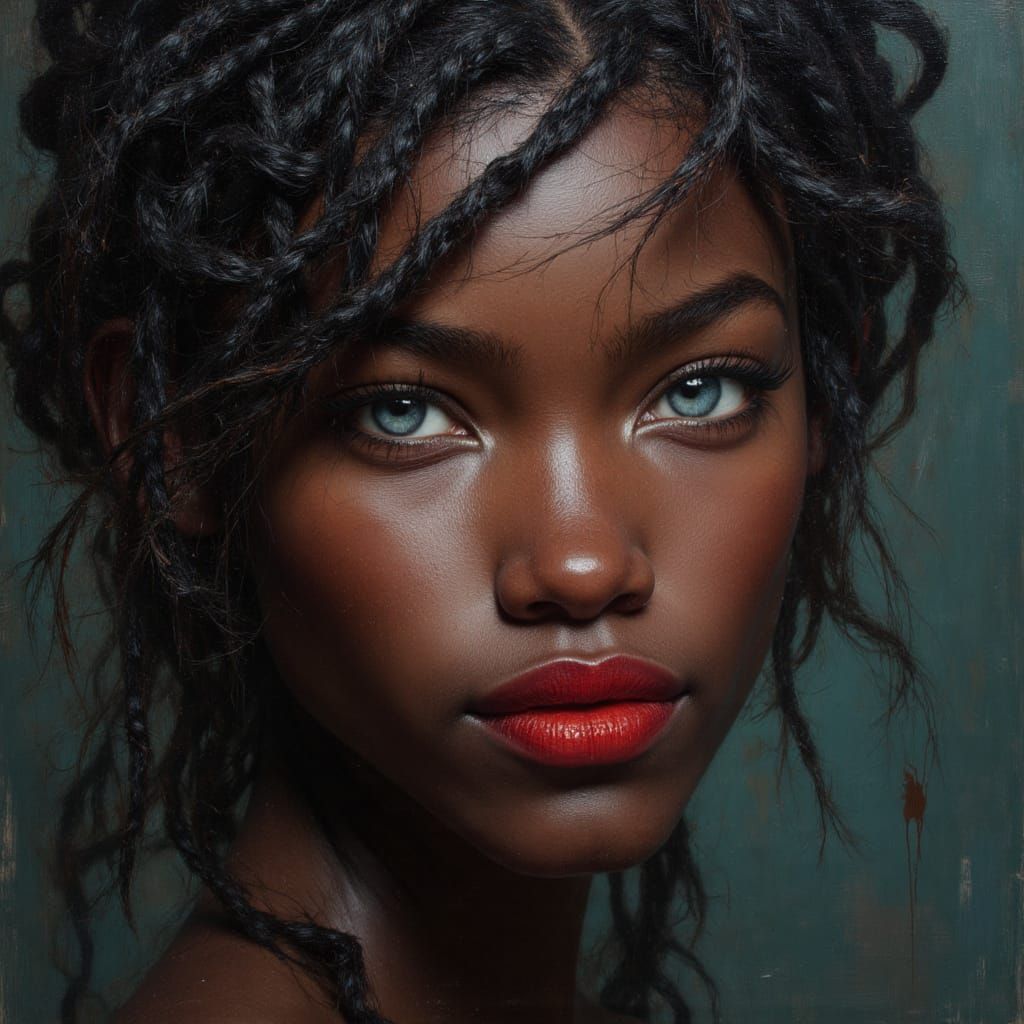 African Goddess Vogue Editorial Studio Photography