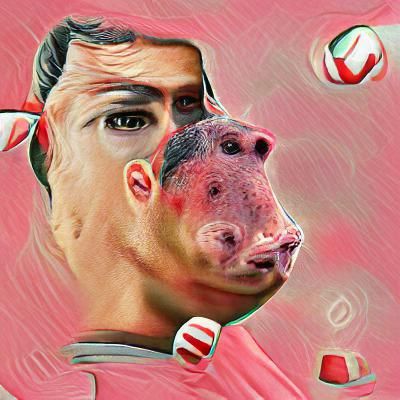 Cristiano Ronaldo as a Pig: AI Generated