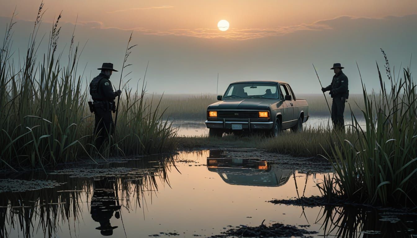 Men in Black Investigate Strange Phenomena at Bitter Lake