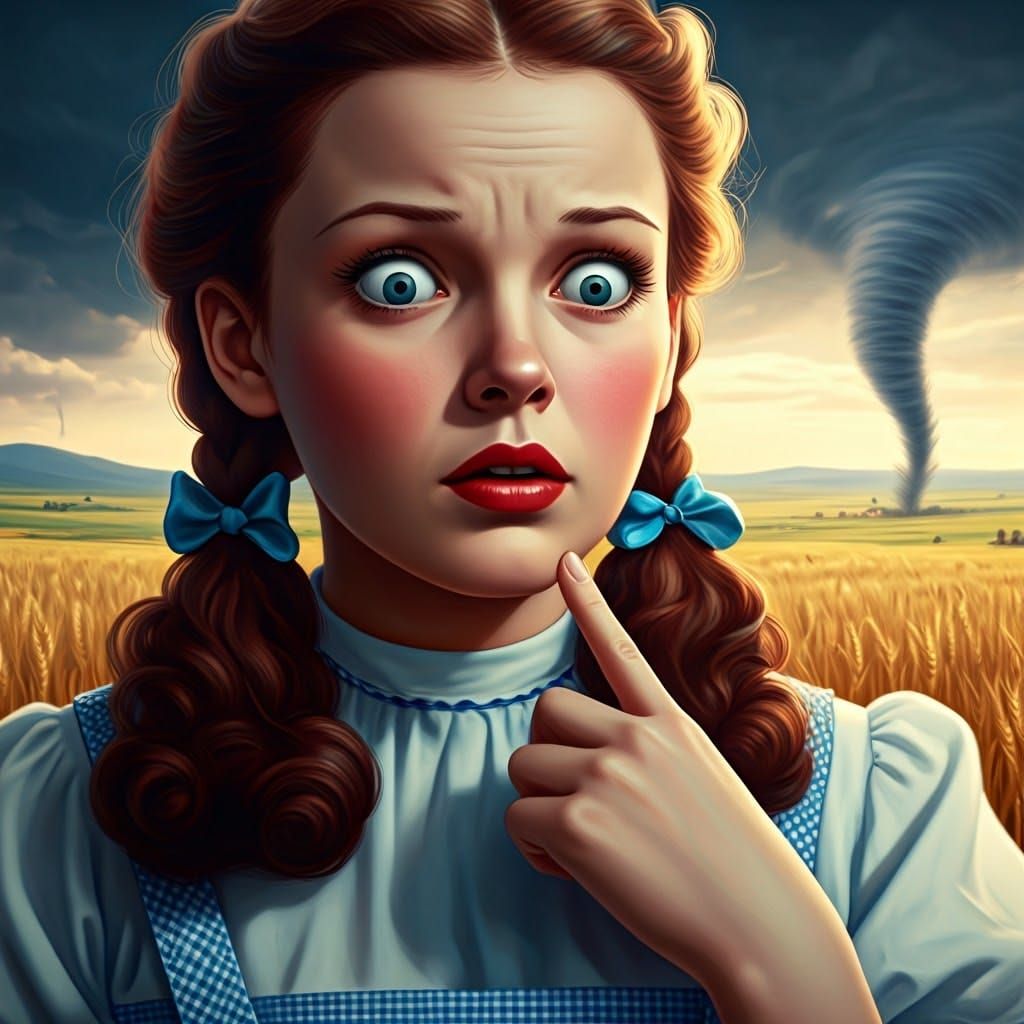 Dorothy in Marvelous Kansas Close-Up