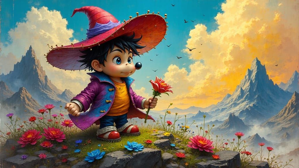 Surreal Digital Painting in the Style of Akimora