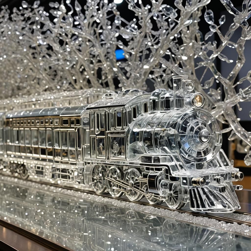 Crystal Glass Train: A Fantasy Vehicle