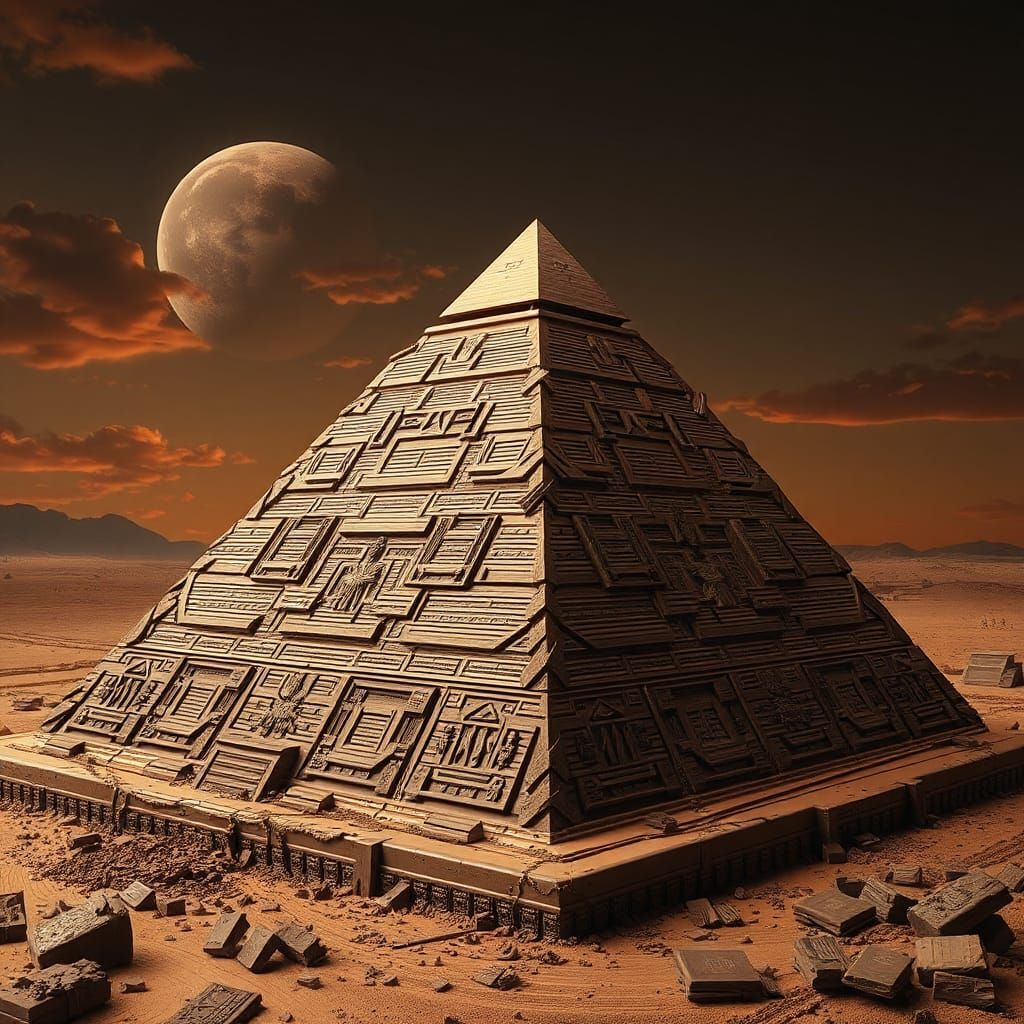 Chocolate Pyramid: Surreal Vorticism in Egypt