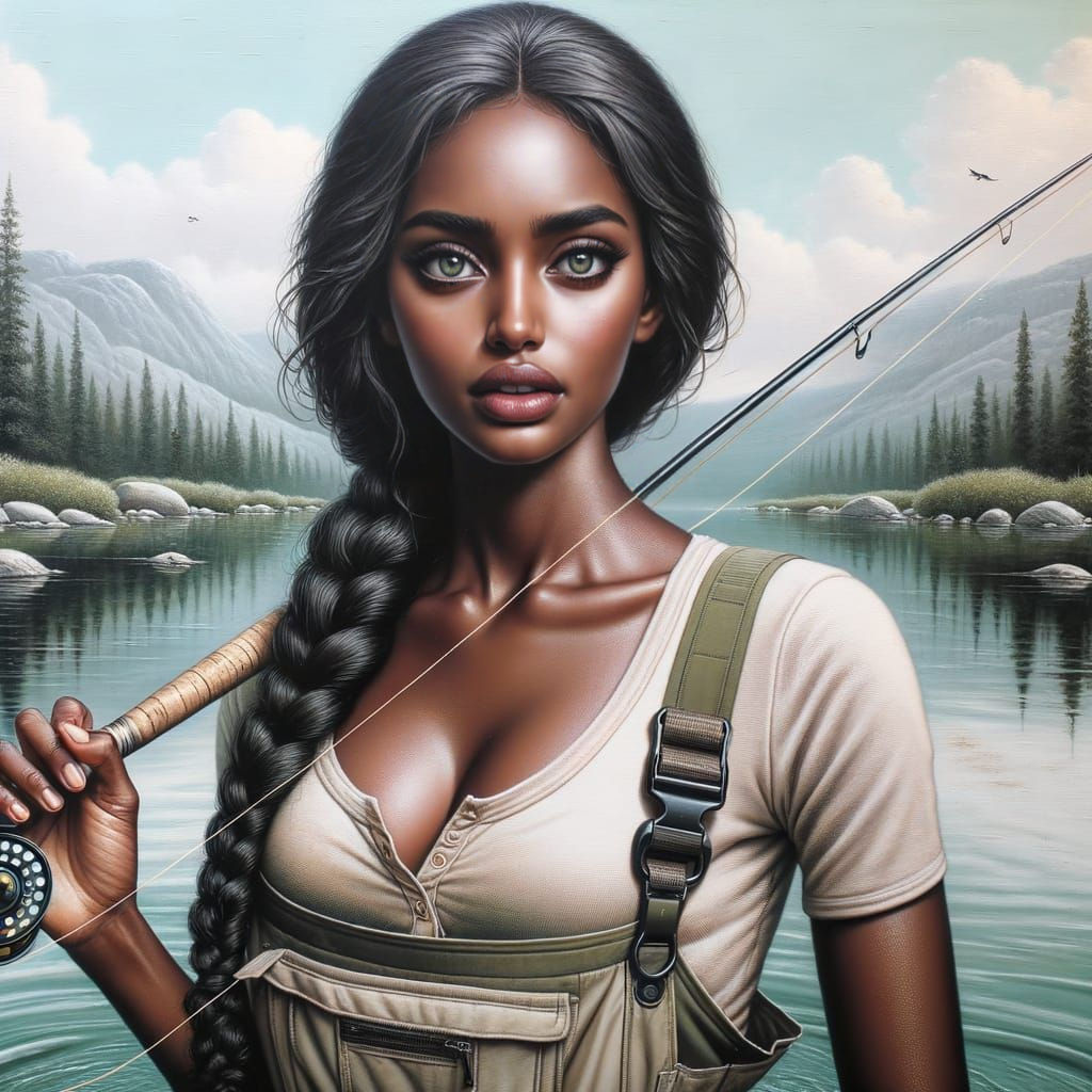 Stunning Somali Woman in 19th-Century Fishing Attire