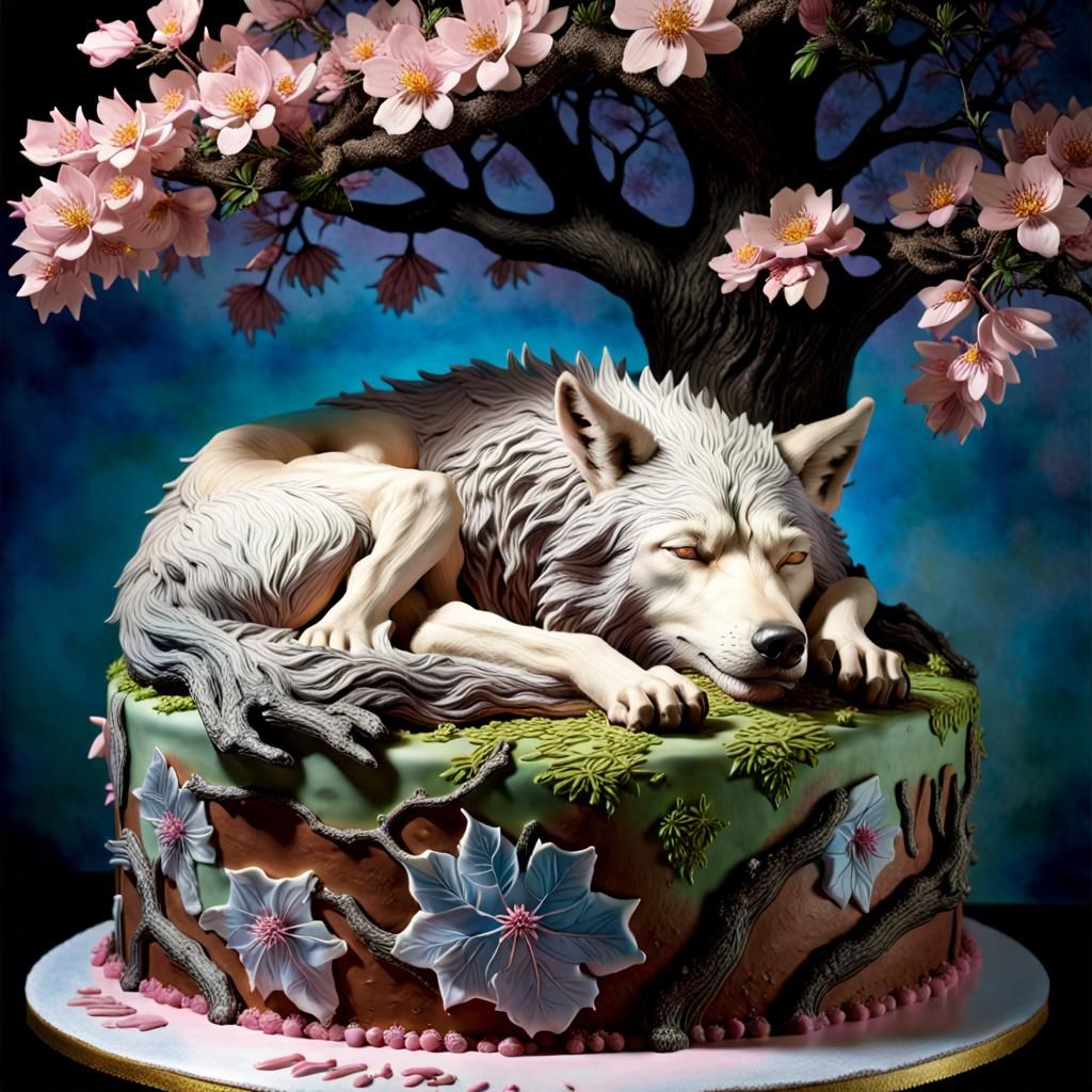 Wolf cake 1