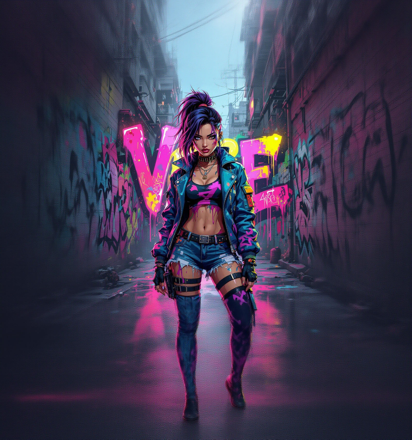 Vi Graffiti Art Splash Style
