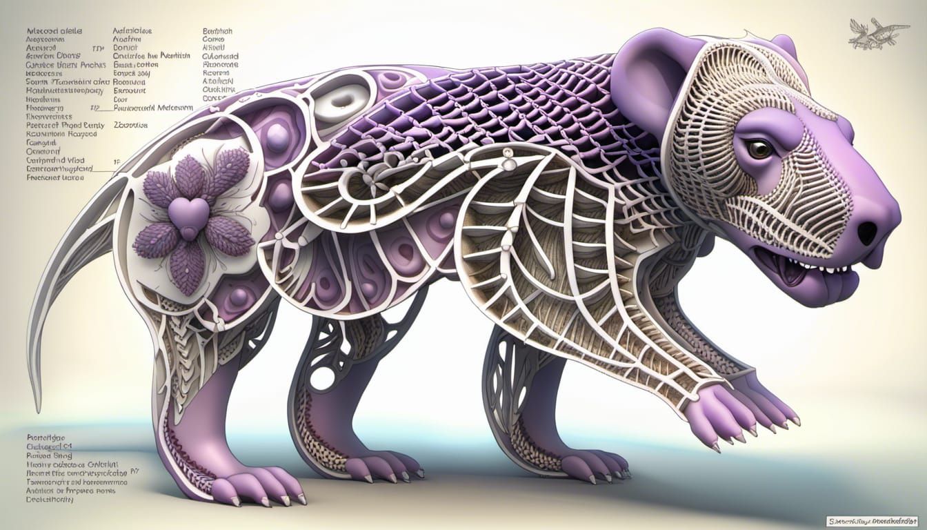 Surreal Australian Landscape with Fractal Elements