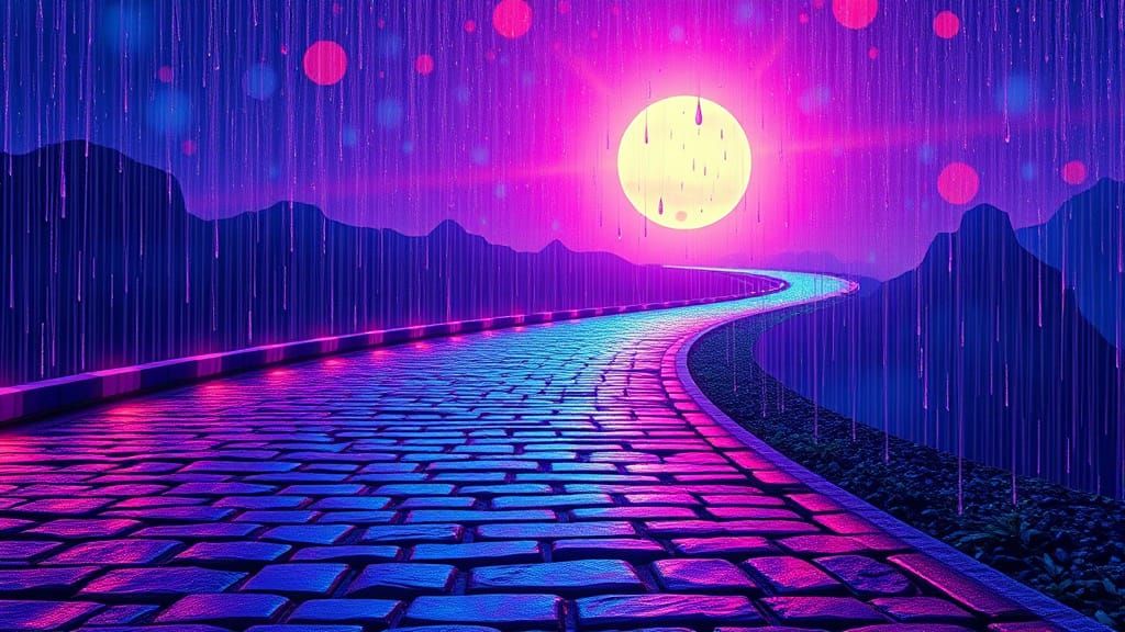 Vibrant Fiber-Optic Road to Infinity