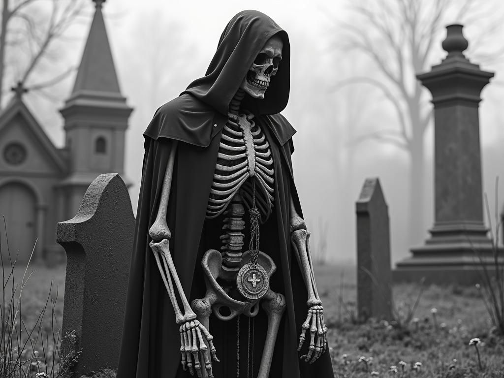 Decaying Skeleton Priest in Forsaken Graveyard