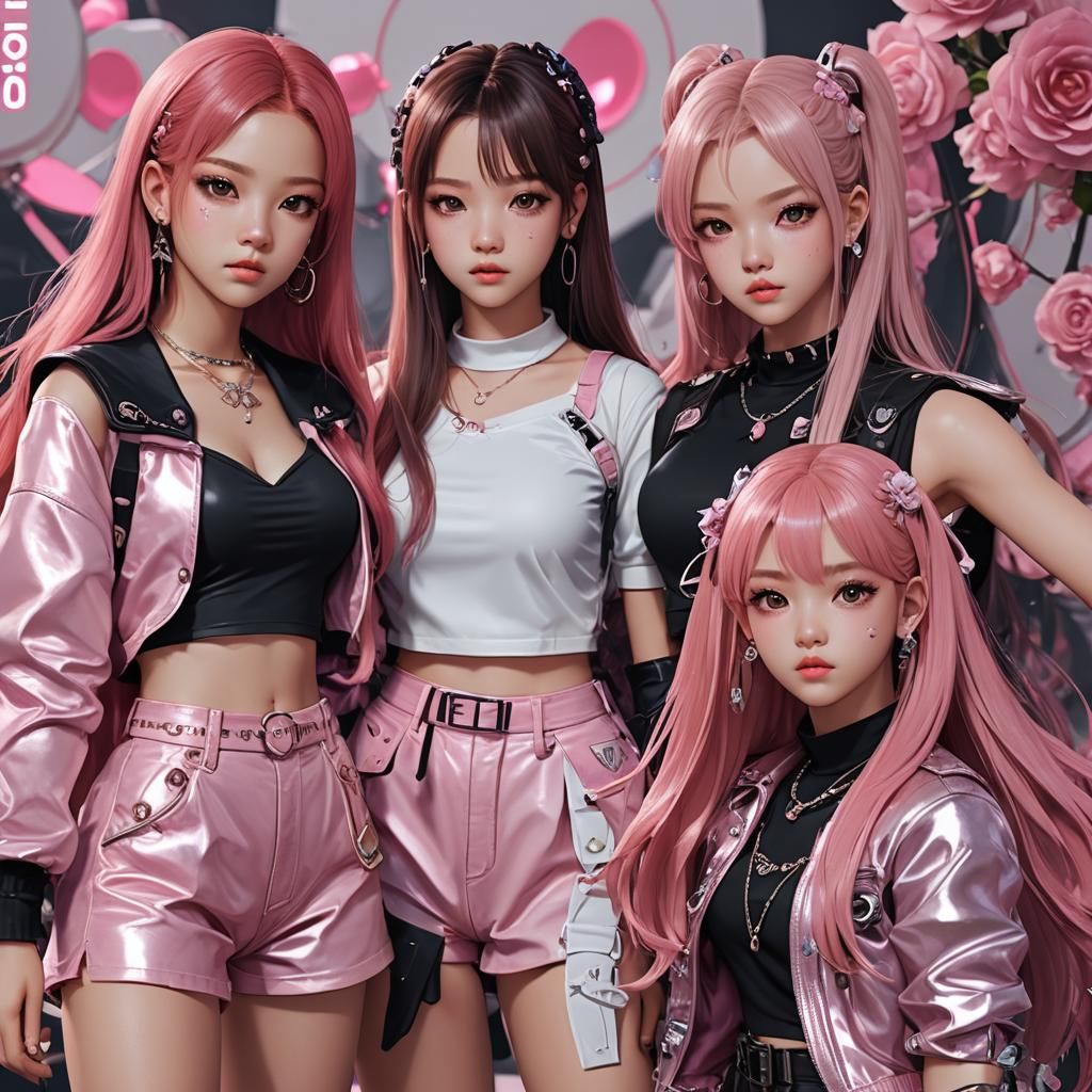 Detailed 3D Anime Art Inspired by WLOP