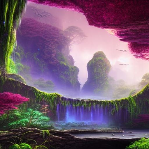 Alien Temples and Gardens: Fantasy Concept Art