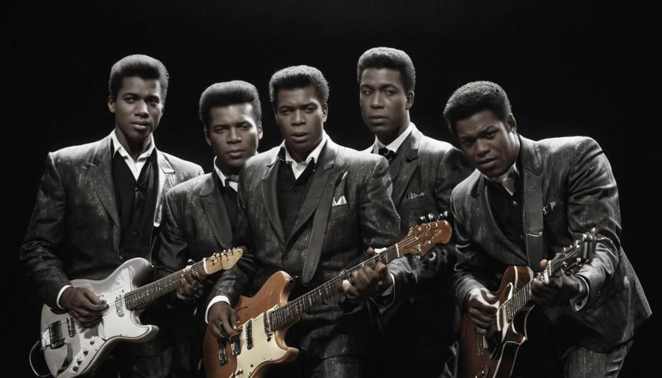 The Coasters Performing in the 1950s