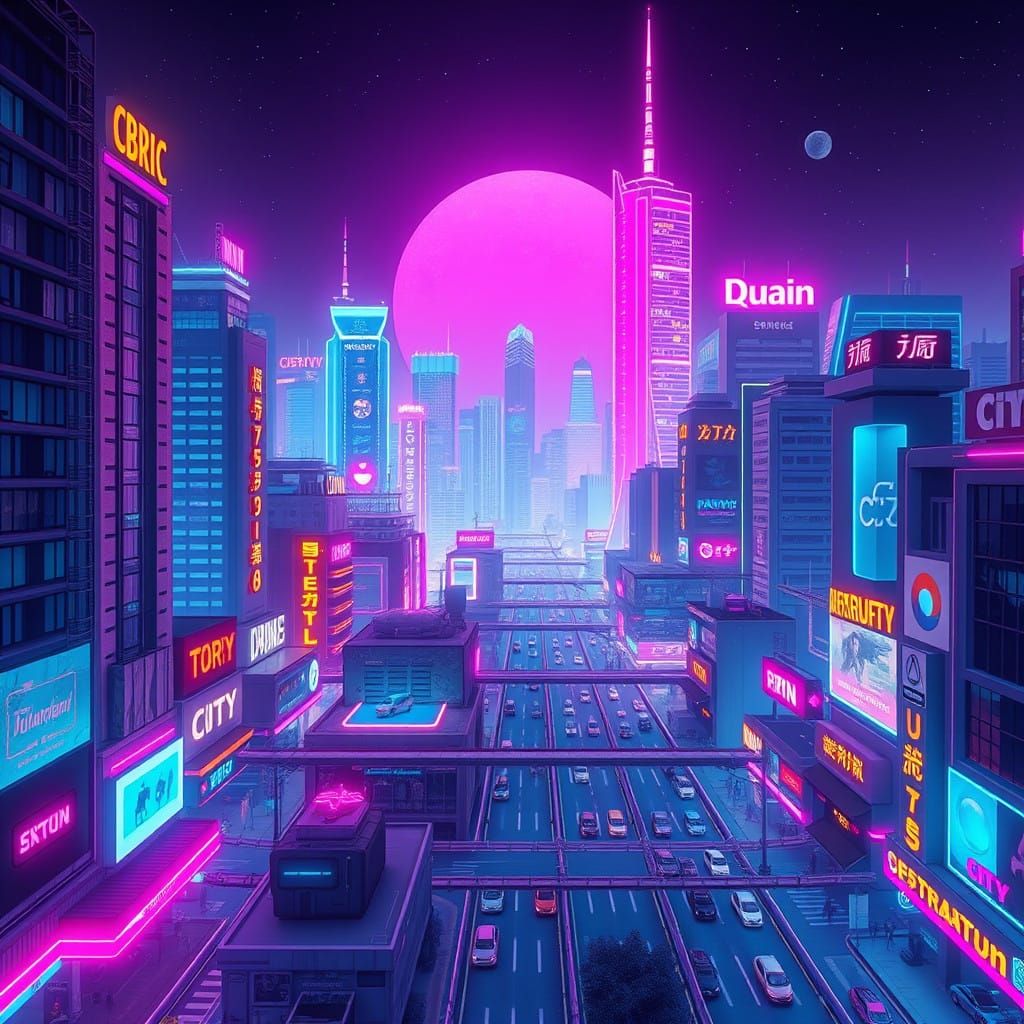 Neoglobalis: A Vibrant District of Multicultural Joy in a Cy...